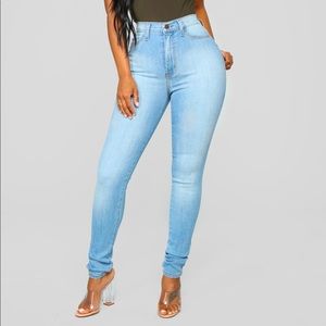 Classic High Waisted Fashion Nova Skinny Jeans